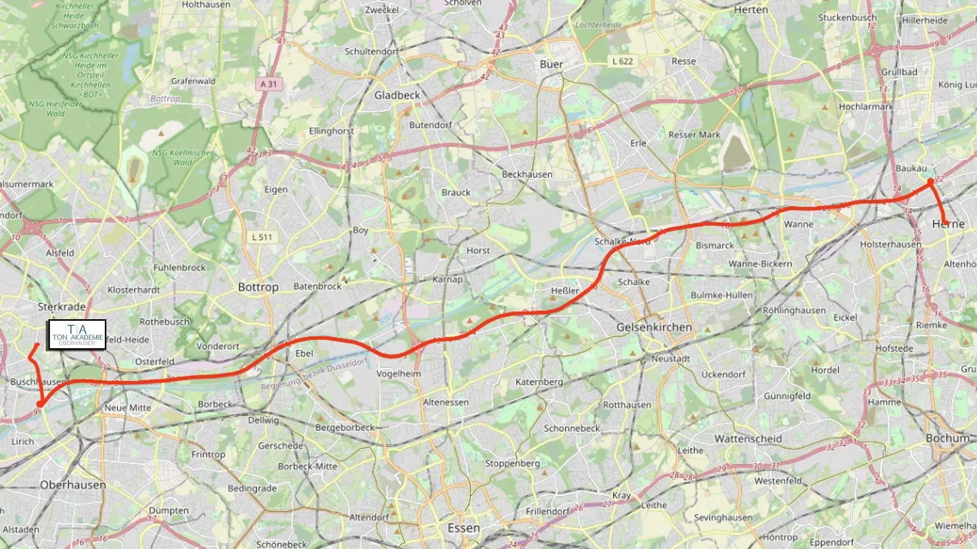 Open_Street_Map_Karte_TON-Akademie_Herne